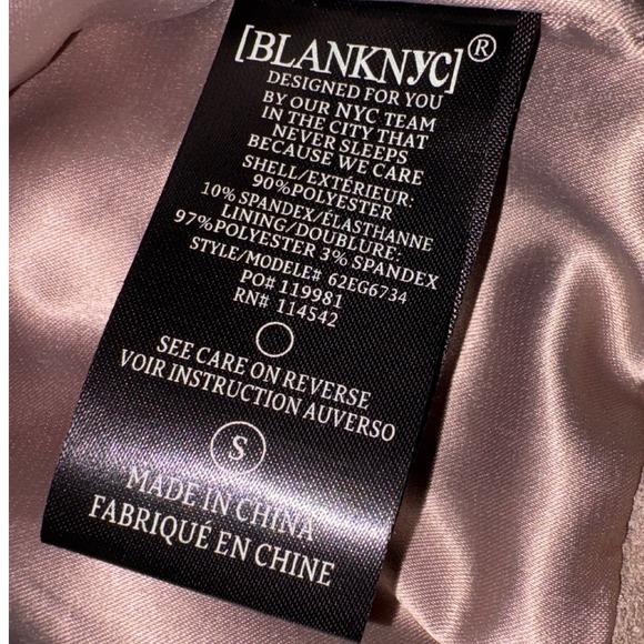 [BLANKNYC] Small Faux Suede Moto Jacket Taupe Belted Biker‎ Style Neutral Coat - Picture 5 of 7